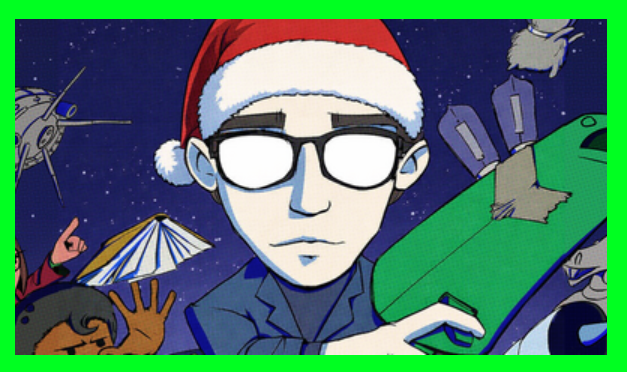 Agent Leonard Nimby from the game Splittown in Xmas mode.